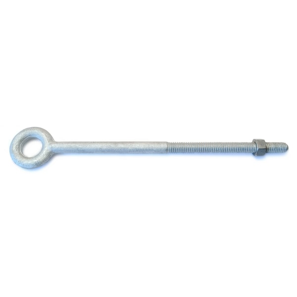 Midwest Fastener Eye Bolt 3/8"-16, Steel, Hot Dipped Galvanized 54577 - main